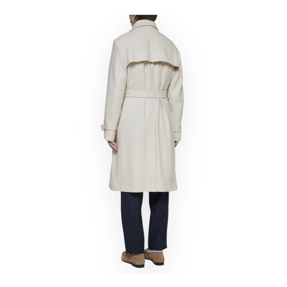 BRUNELLO CUCINELLI Stijlvolle Jas voor Mannen en Vrouwen White Heren