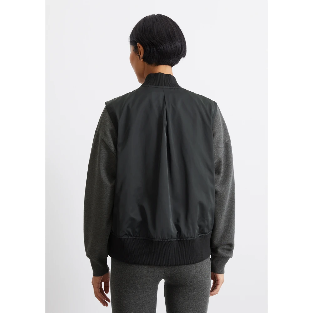 Marc O'Polo Reguliere blouson-stijl vest Black Dames