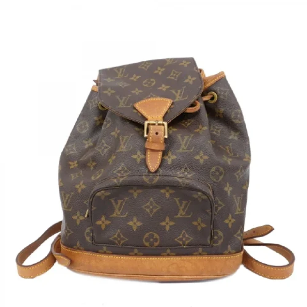 Louis Vuitton Vintage Pre-owned Fabric backpacks Brown Dames