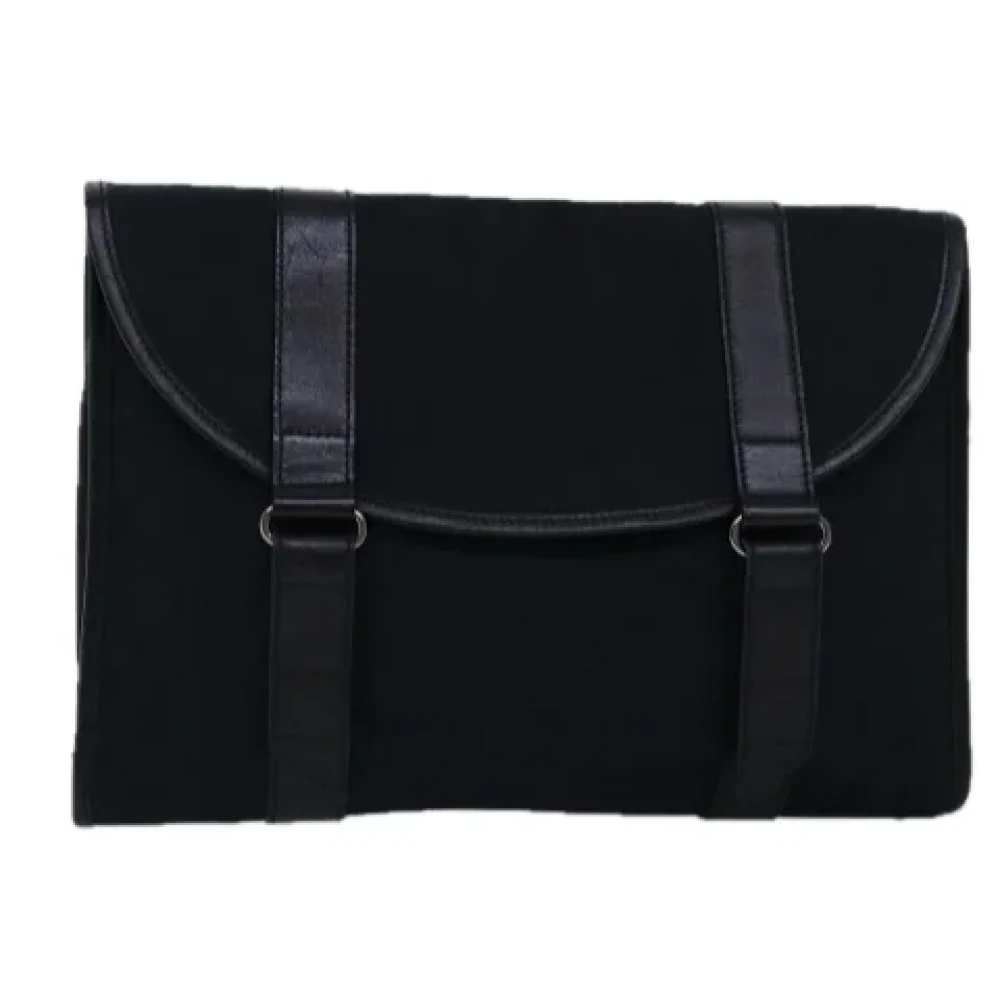 Gucci Vintage Pre-owned Fabric home-office Black Dames