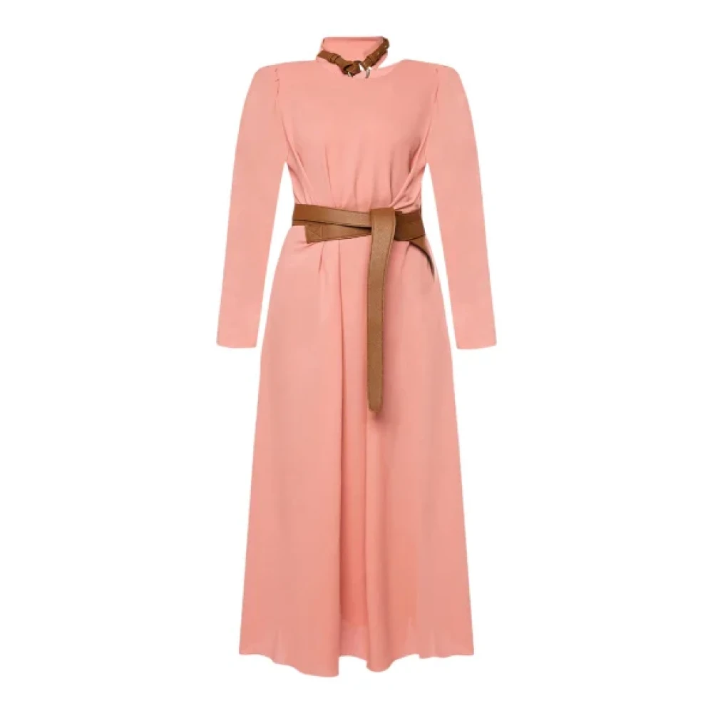 Stella Mccartney Zijden slip-on jurken Pink Dames