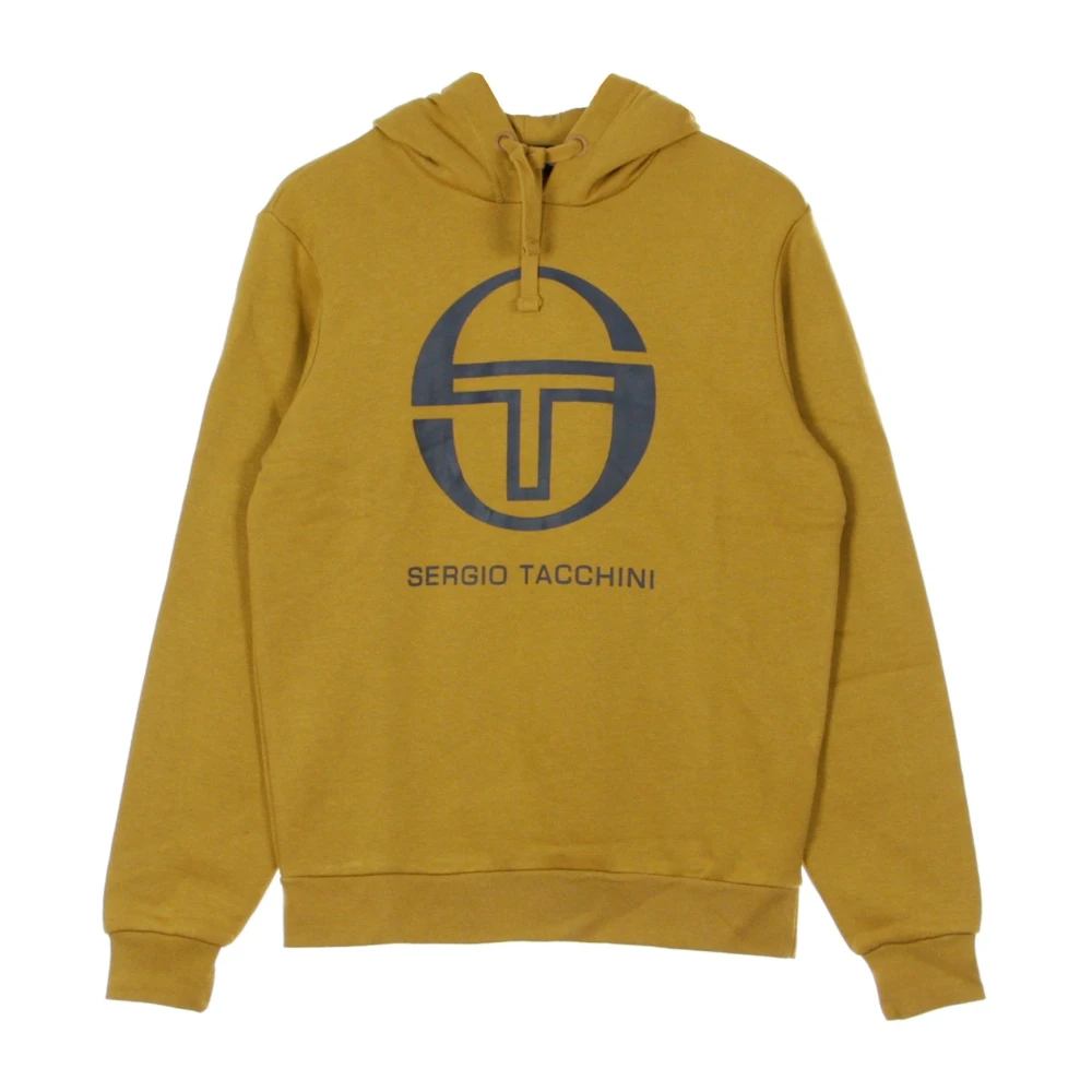 Sergio Tacchini Zion Bone Brown Hoodie Sweater Brown Heren