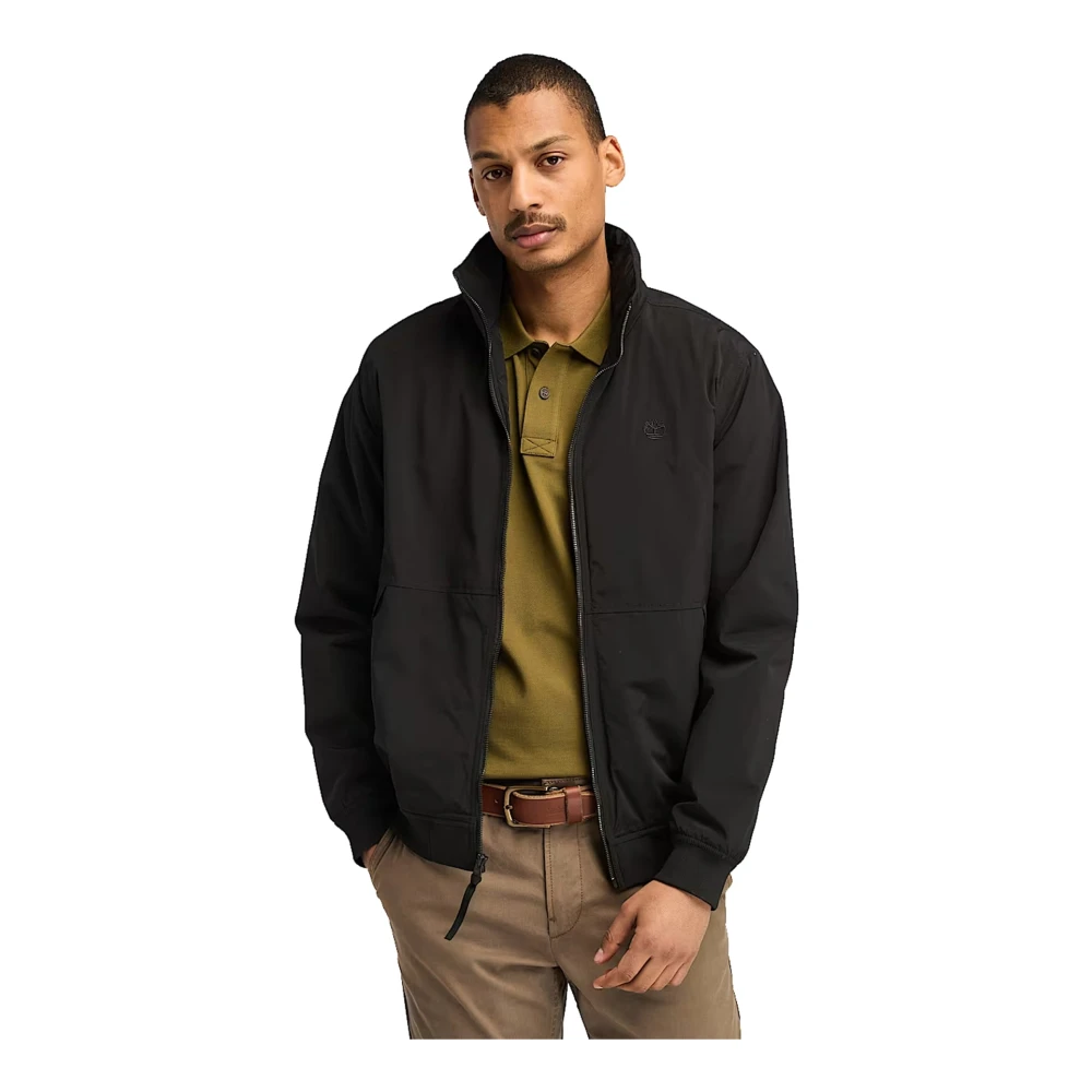 Timberland Zwarte Sailor Heren Waterdichte Bomberjack Black Heren
