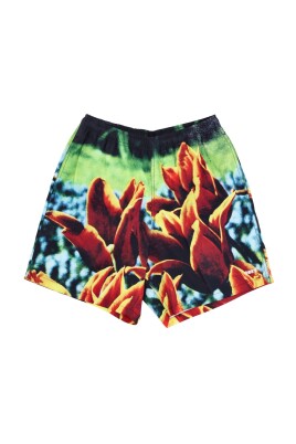 floral-print-mens-shorts-orange