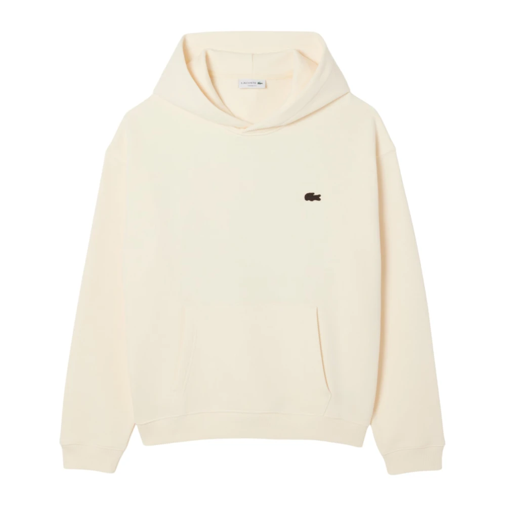 Lacoste Uomo Beige Felpe, M, New,