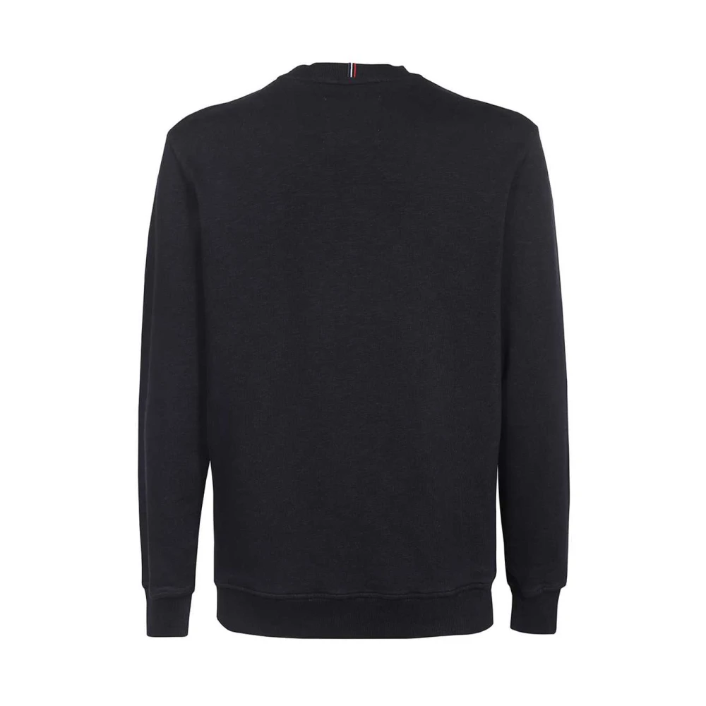 Les Deux Katoenen Crew-Neck Sweatshirt Blue Heren