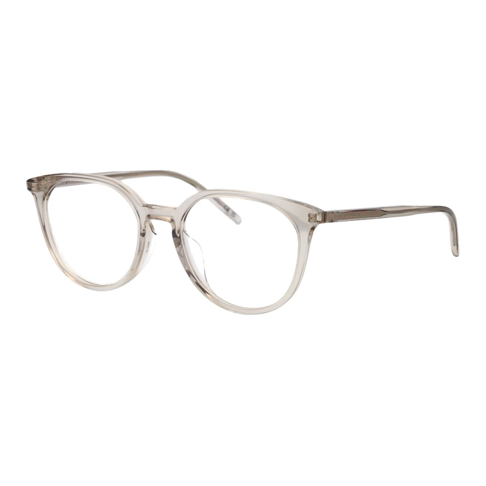 Saint Laurent Stiliga Optiska Glasögon SL 681/F Beige, Unisex