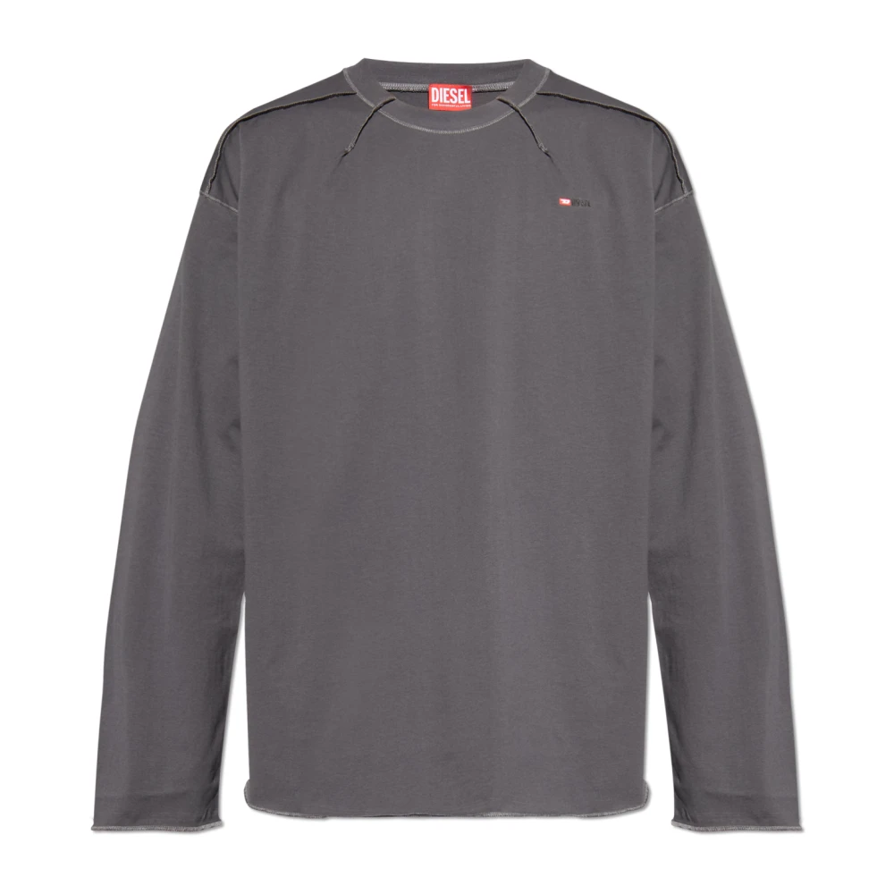 Diesel Uomo Grigio Top, M, New,