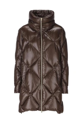 Nylon Ultralätt A-linjeformad Dunjacka