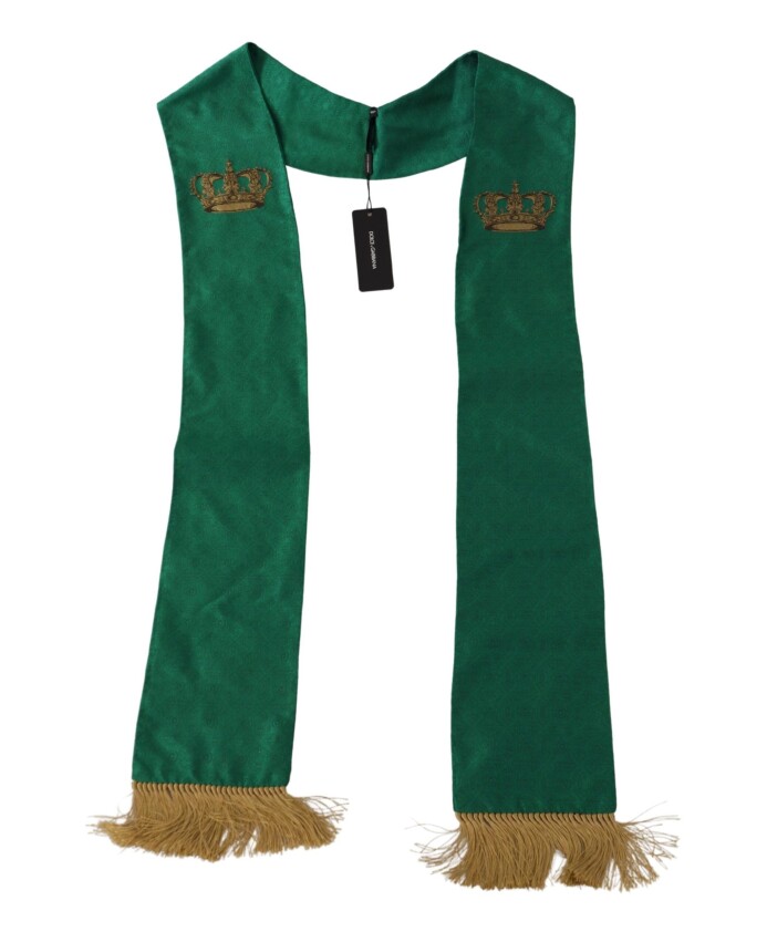 luxe-groene-zijden-sjaal