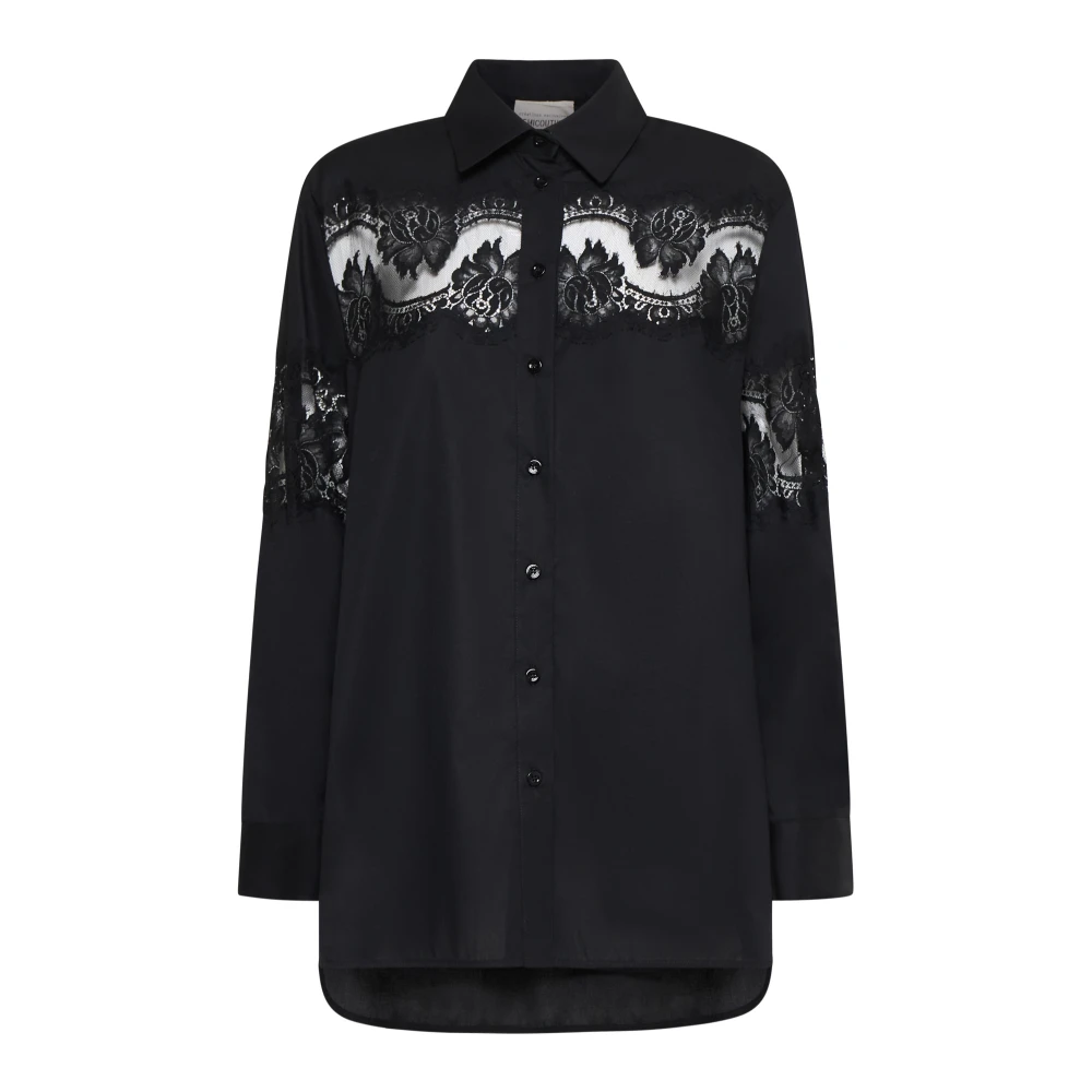 Semicouture Zwarte Fabiola Shirt Black Dames
