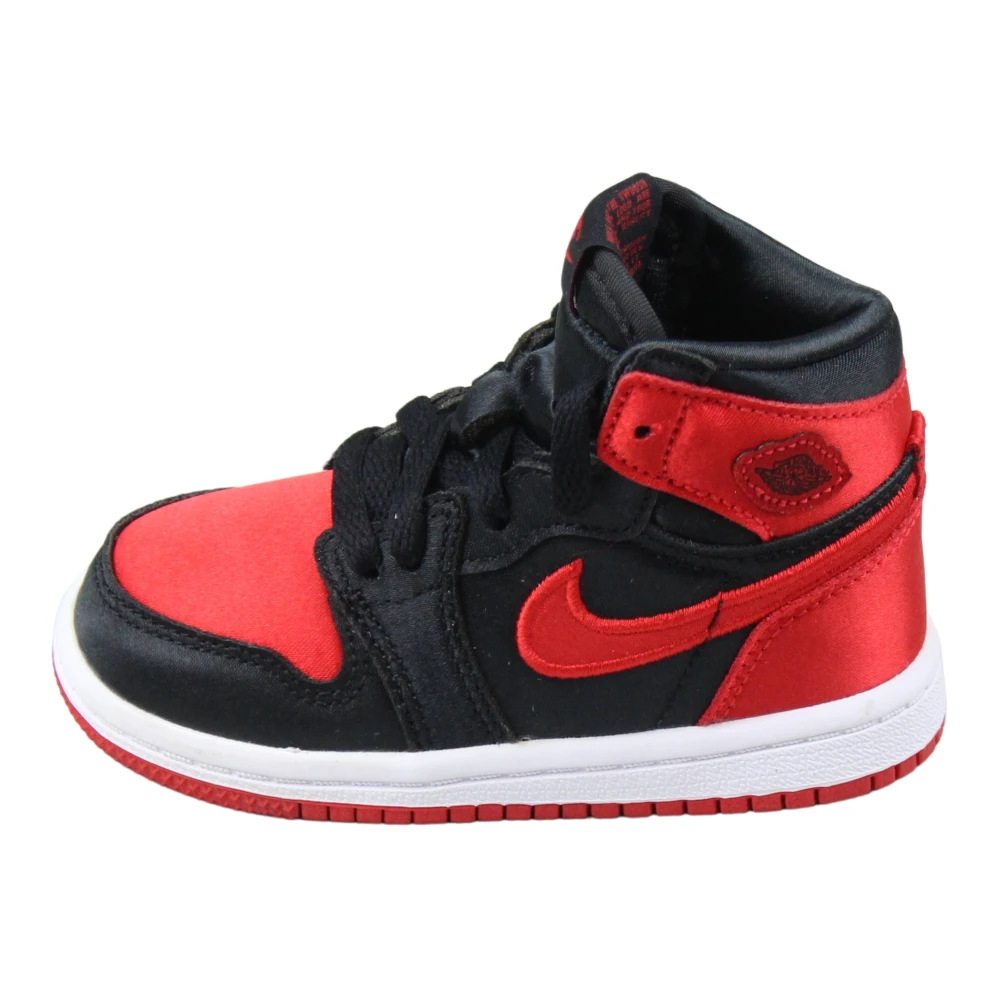 Jordan Satin Bred Retro Hi OG Sneakers Red, Unisex