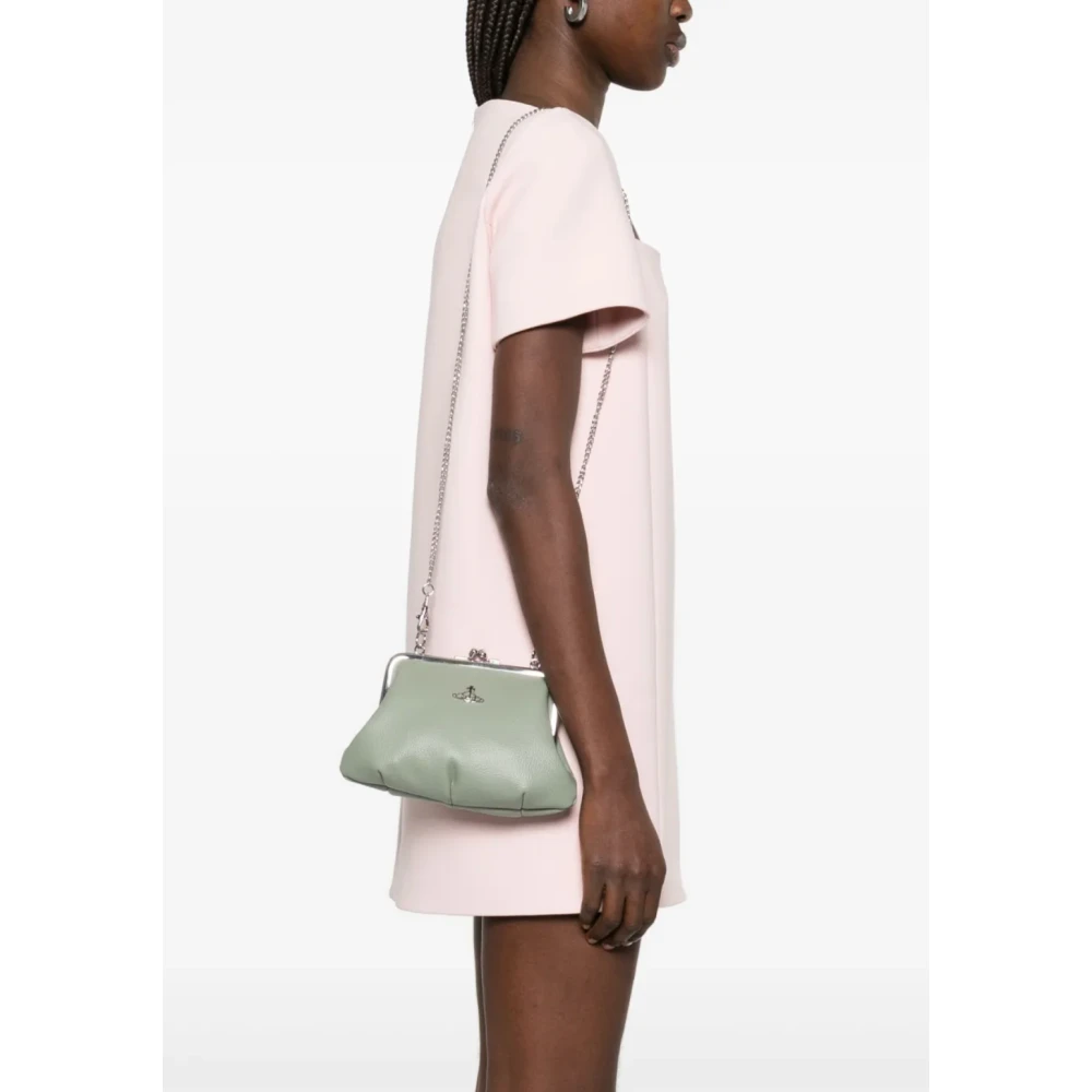 Vivienne Westwood Groene Frame Portemonnee voor Oma Green Dames