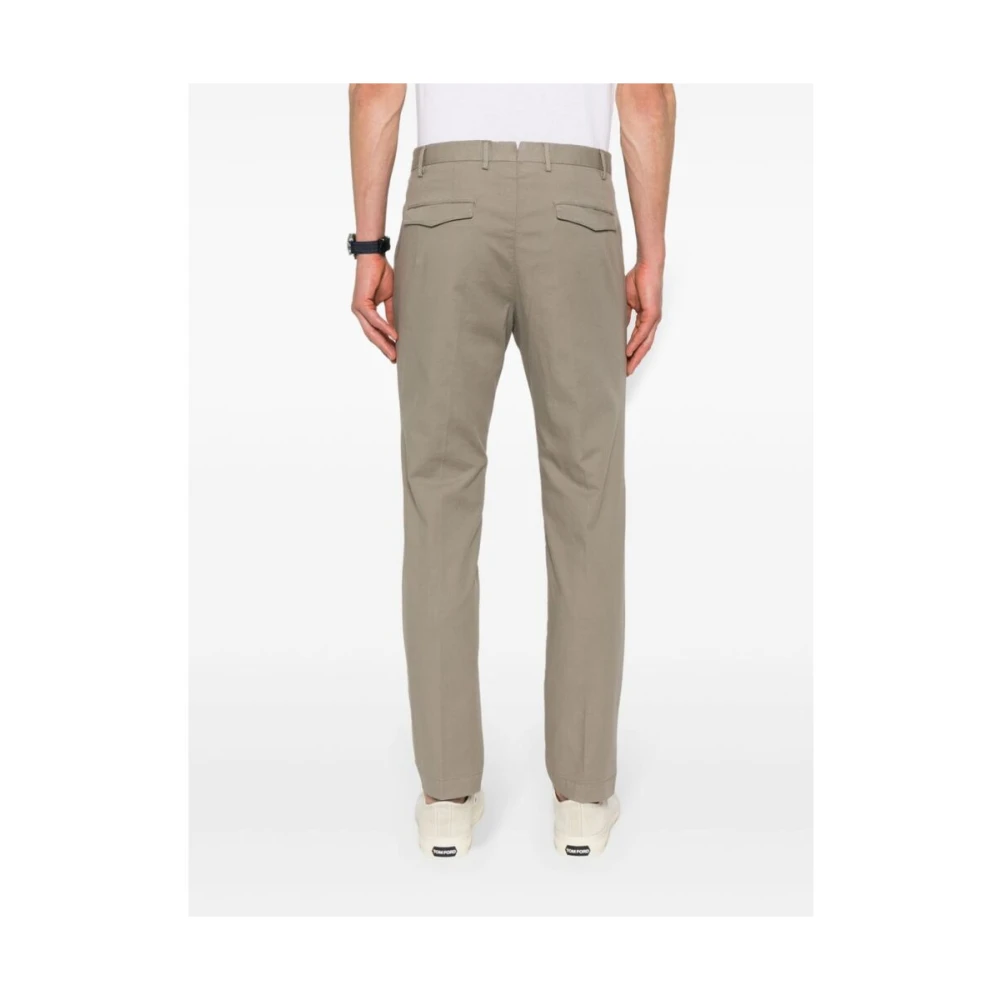 Pt01 Slim-fit Trousers Gray Heren