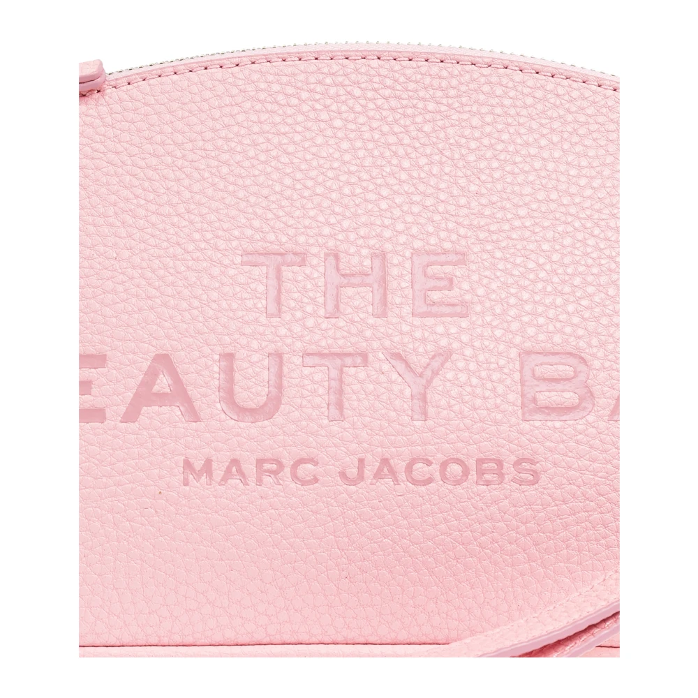 Marc Jacobs Leren cosmetische tas Pink Dames