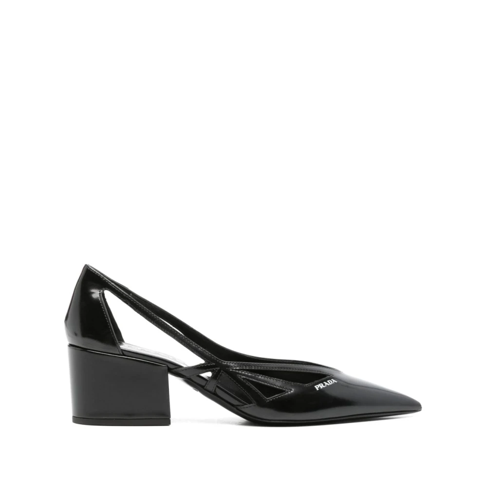 Prada Women's Black Cut-Out Pumps