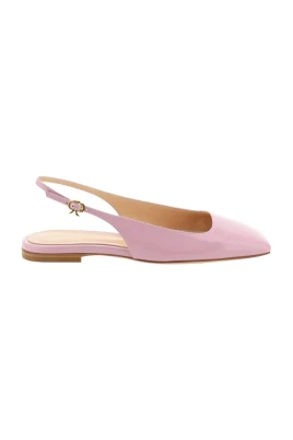 Fyrkantig Tå Slingback Ballerinaskor