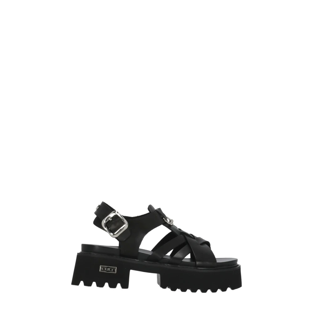 Cult Vrouw Zwart Schoenen Dames, 39 Eu, Wol, Cher 4535 Sandaal