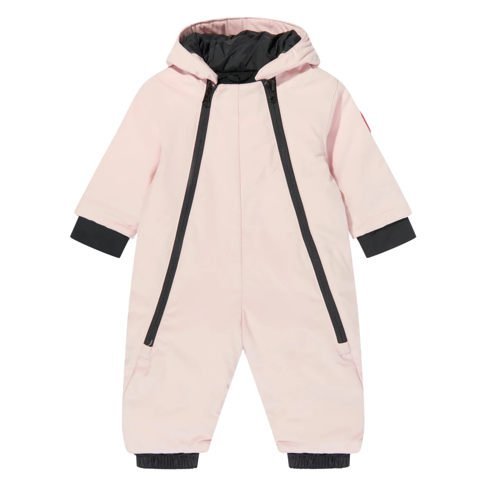 Canada Goose Girls Pink Kids Thermal, 18 M, Lamb Snowsuit