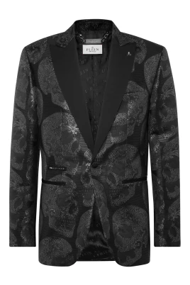 Jacquard Lord Fit Blazer All Over Skull