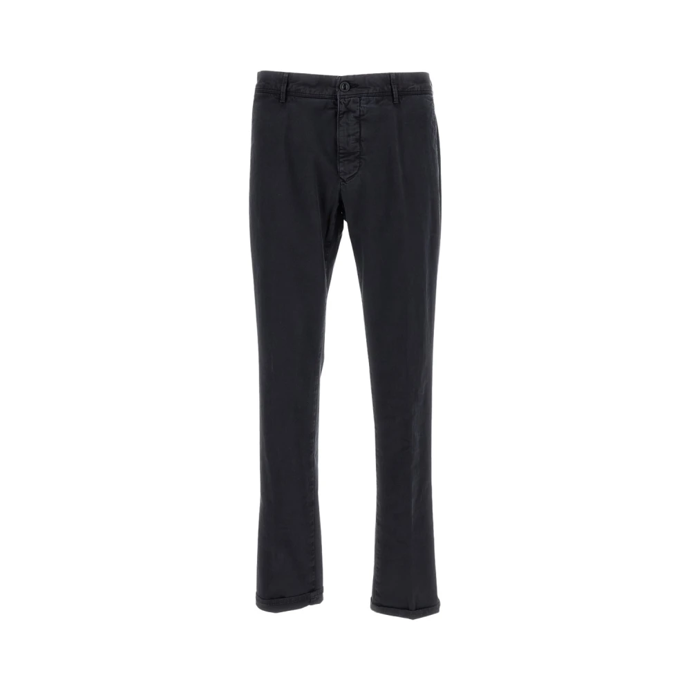 Incotex Men's Blue Slim-Fit Trousers, W34, Slim-Fit Trousers
