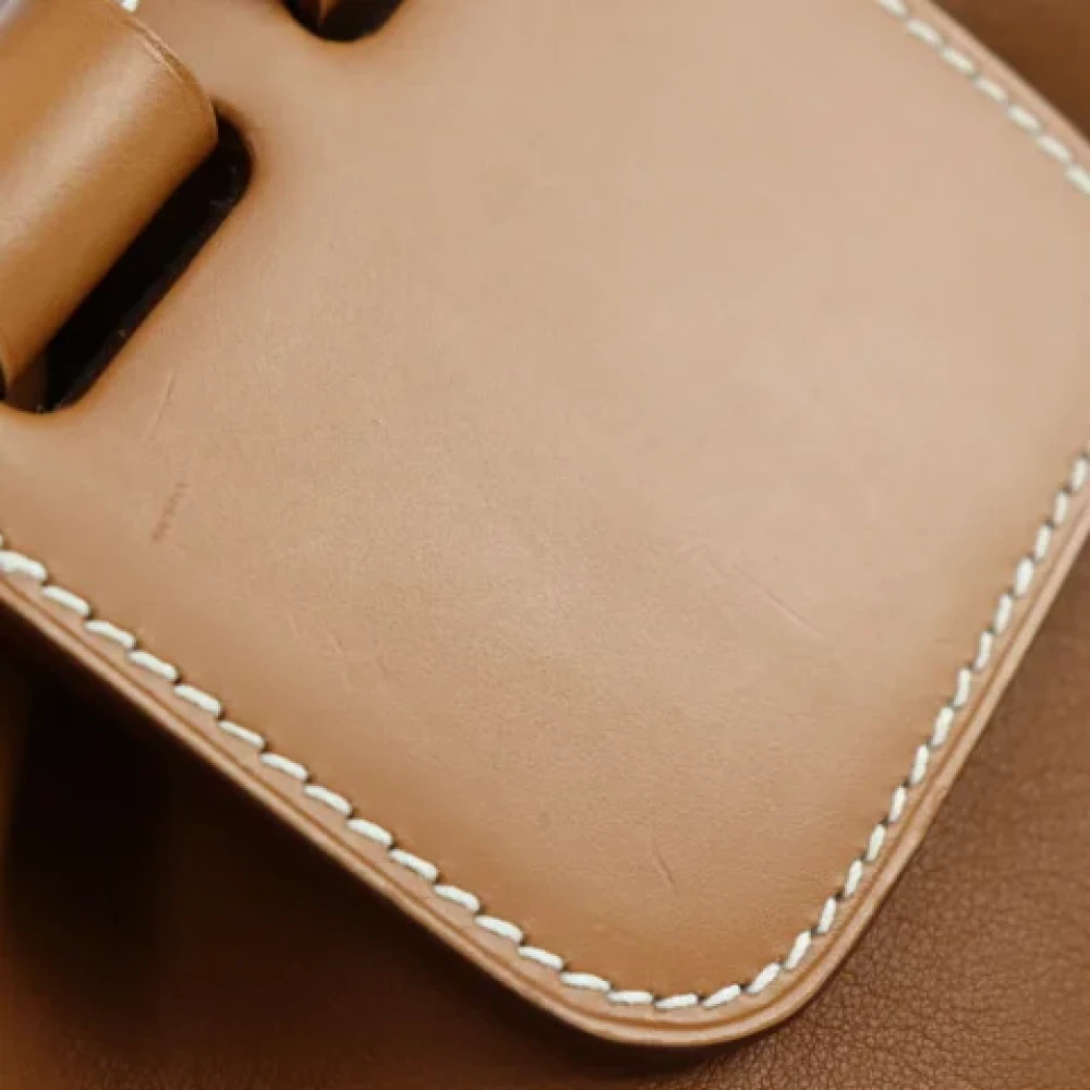 Hermès Vintage Pre-owned Leather shoulder-bags Brown Dames