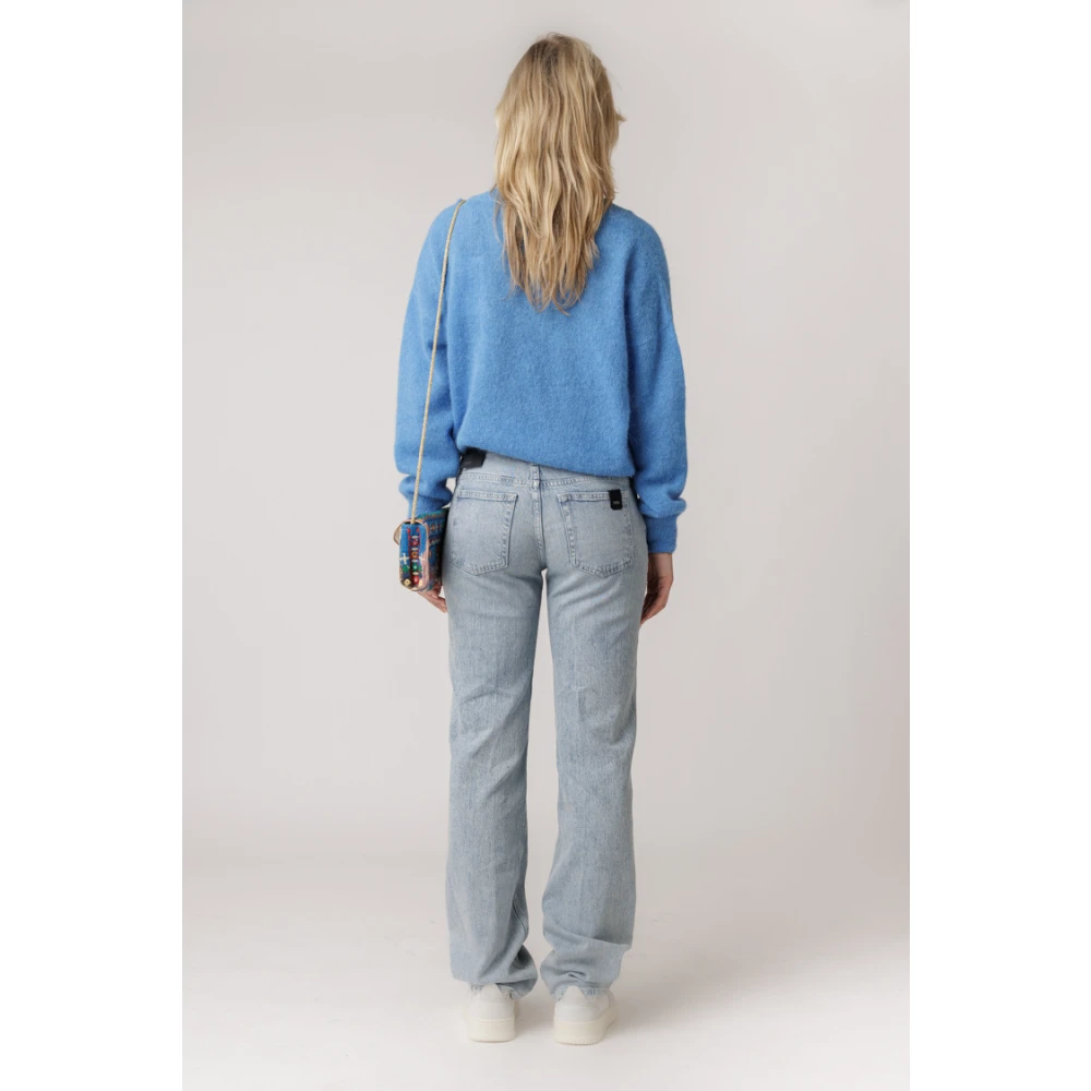 drykorn Blauwe Wijde Pijp Jeans Blue Dames
