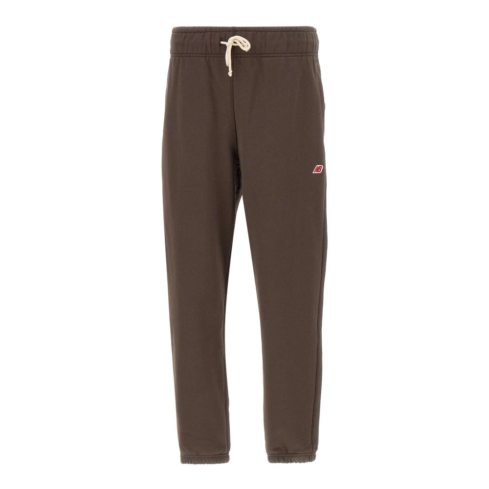 New Balance Brown Sweatpants, Male, S, Made In Usa Core Sweatpant