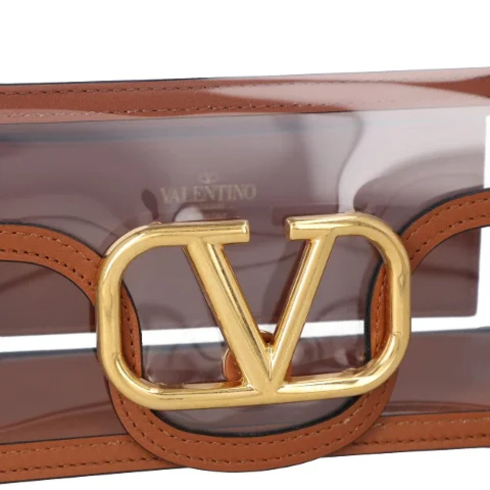 Valentino Leather handbags Brown Dames
