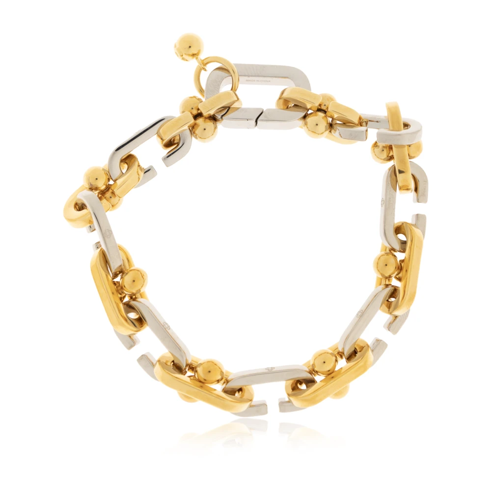 Casablanca Unisex Geel Accessoires One Size, Vergulde Armband