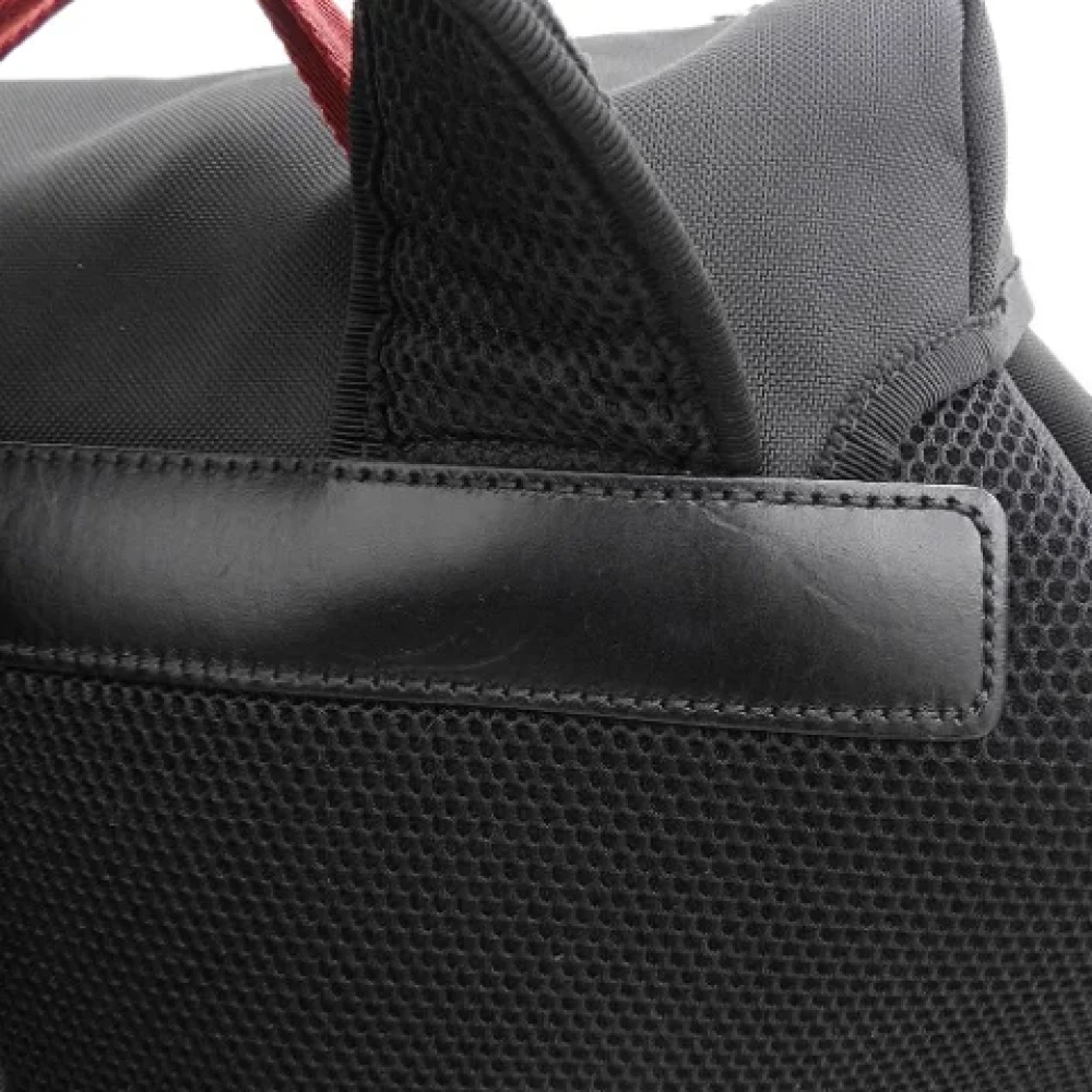 Gucci Vintage Pre-owned Canvas backpacks Black Dames