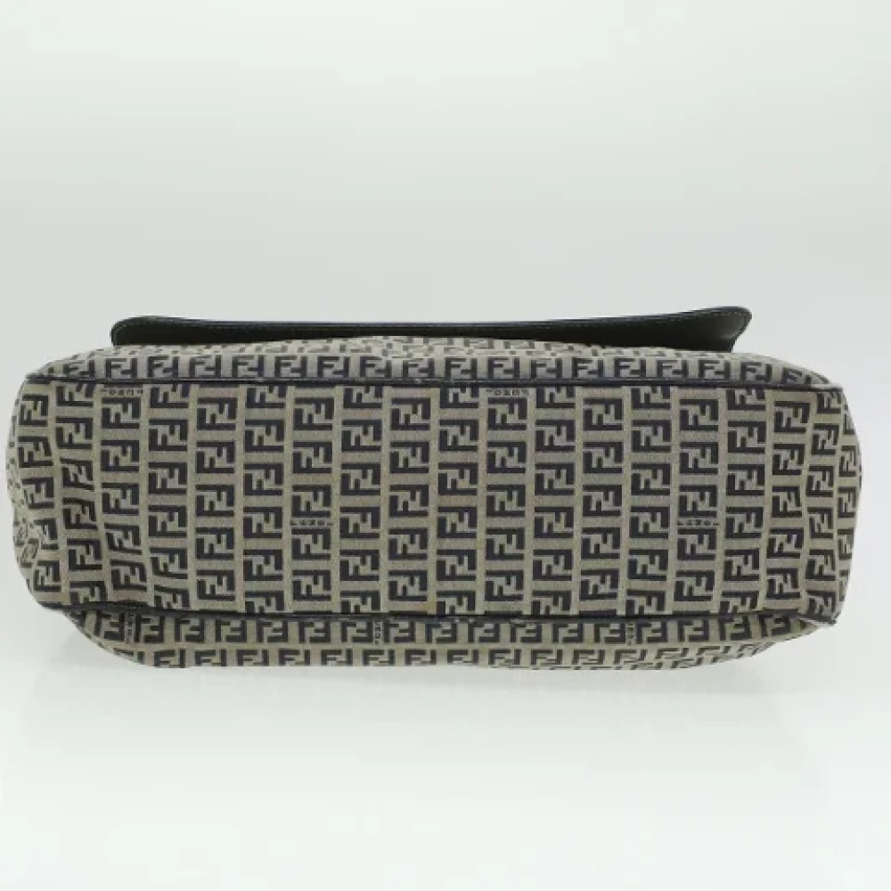 Fendi Vintage Pre-owned Canvas handbags Blue Dames