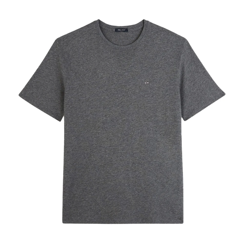 Eden Park Kortärmad Pima Bomull T-shirt Gray, Herr