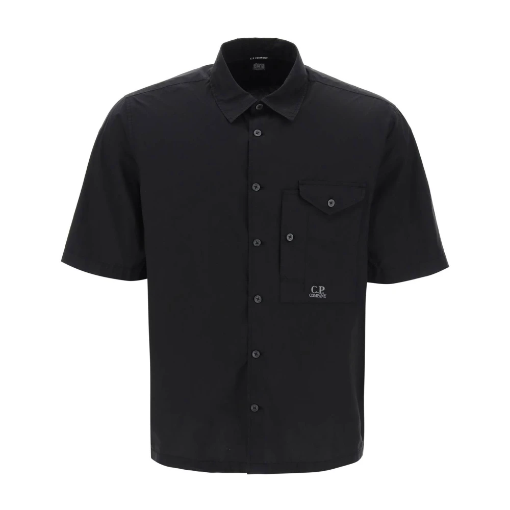 C.P. Company Short Sleeve Shirts Black Heren