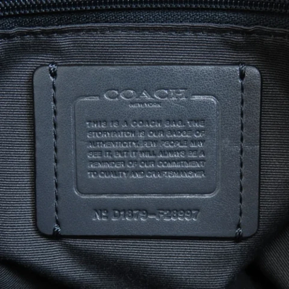 Coach Pre-owned Leather totes Blue Dames