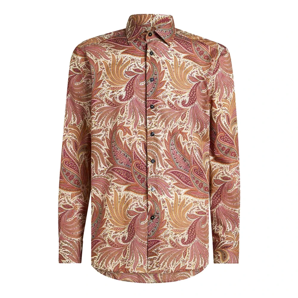 Etro Blommig Paisley Tryck Skjorta Multicolor, Herr