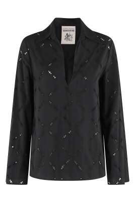 black-cotton-embroidered-v-neck-blouse