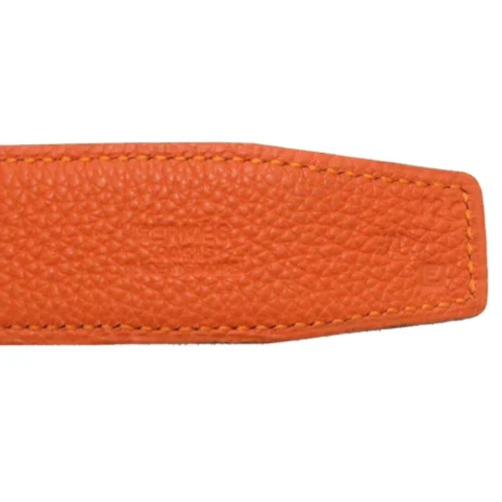 Hermès Vintage Pre-owned Leather belts Orange Dames