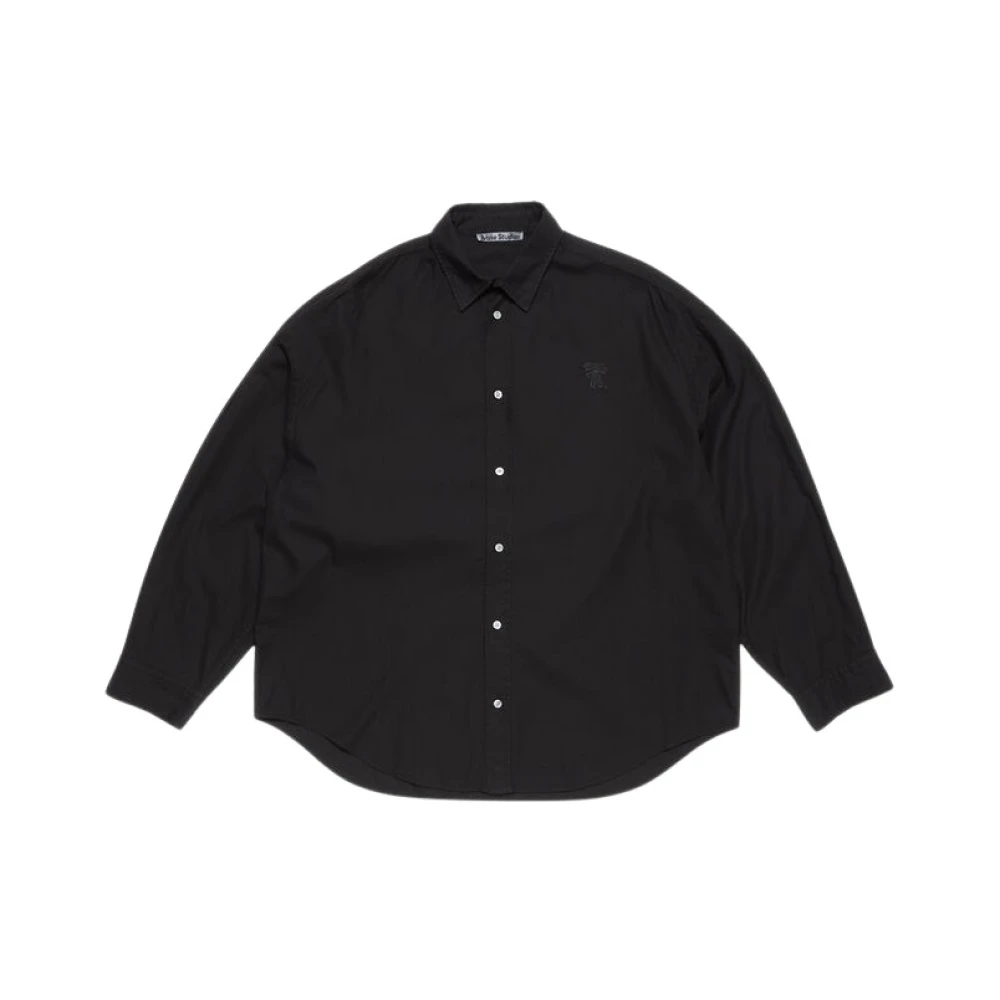 Acne Studios Zwarte Shirt Fn-Mn-Shir000810 Black Heren