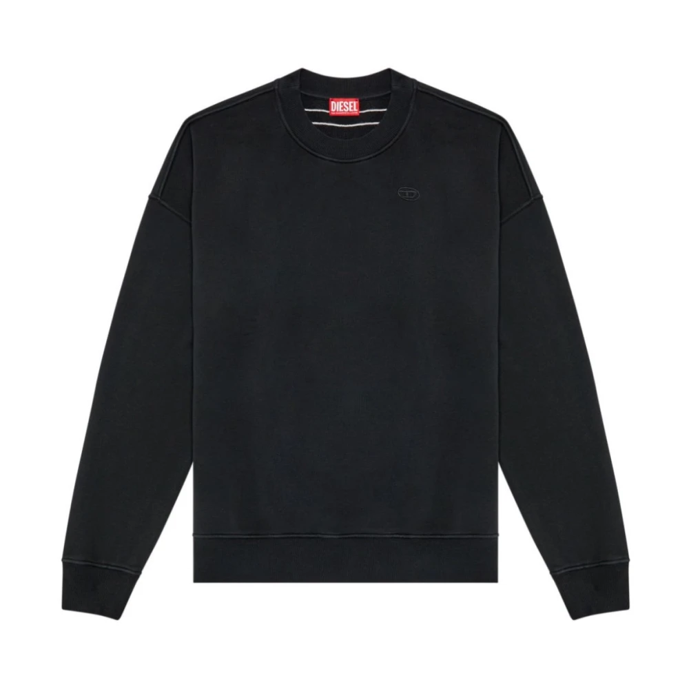 Diesel Zwarte Sweater Strapoval Gebreide kleding Black Heren