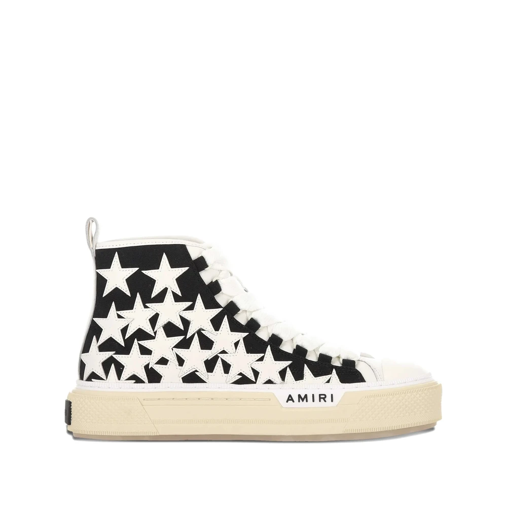 Amiri Stars Court Hi Heren Schoenen Zwart