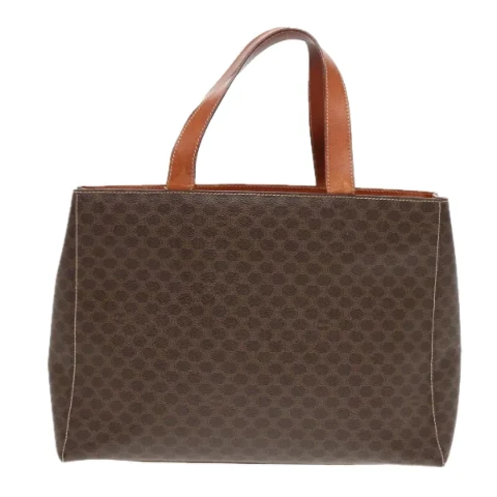 Celine Vintage Pre-owned Leather handbags Brown Dames