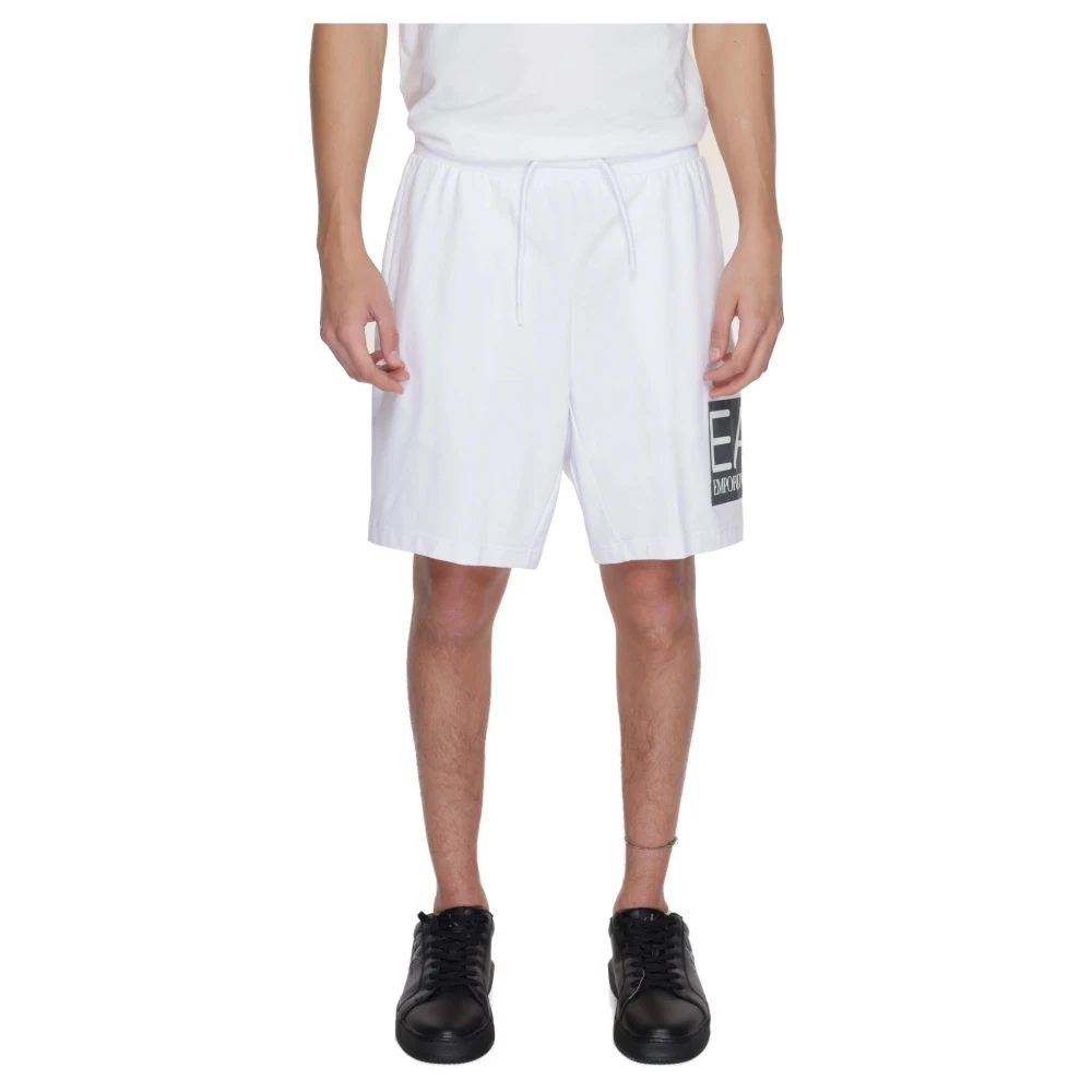Emporio Armani EA7 Shorts White, Herr