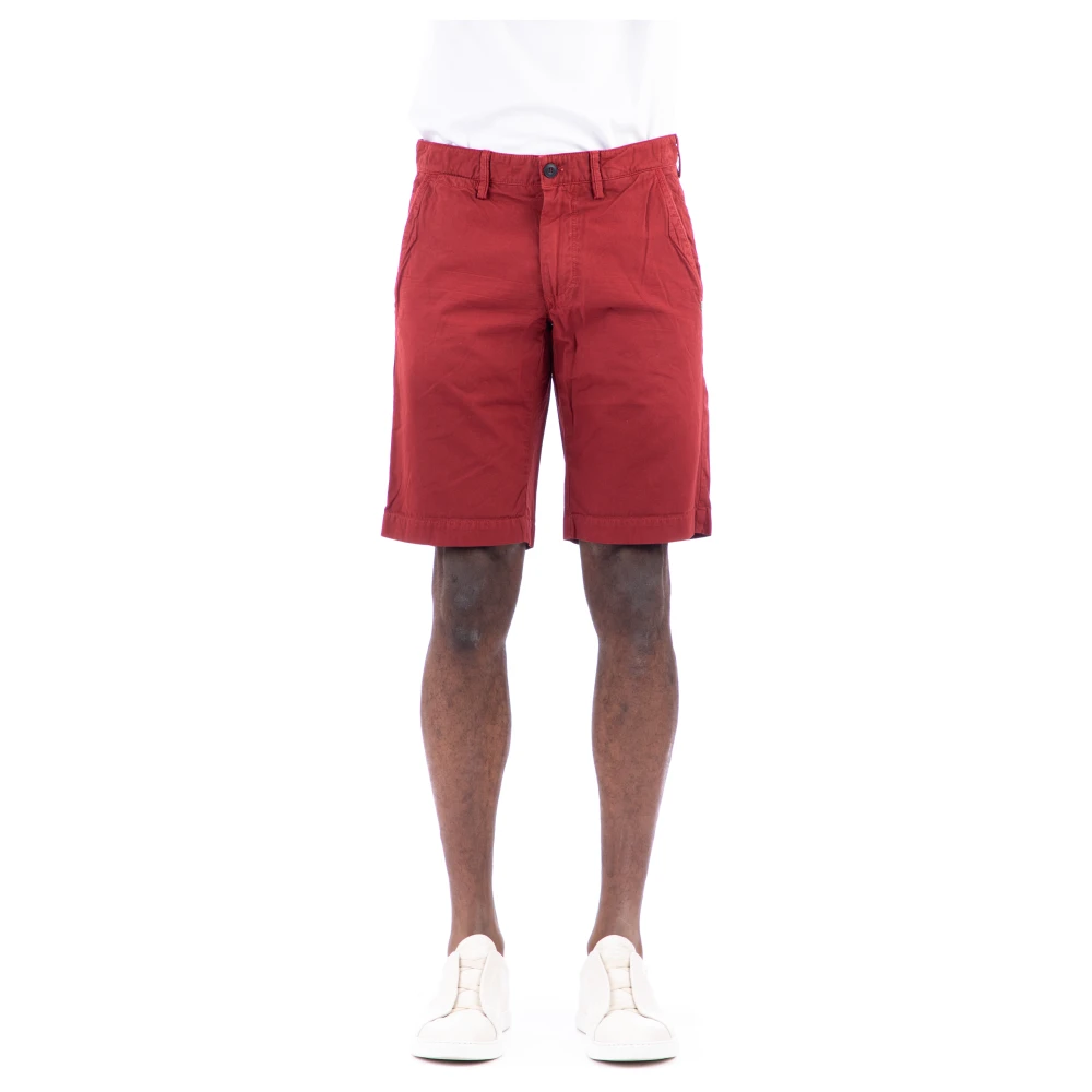 Mason's Rode Bermuda Shorts Washington Model Red Heren