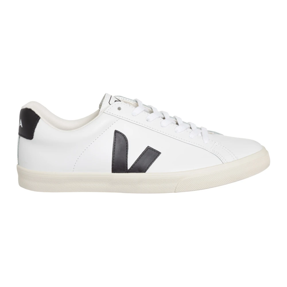 Veja Enkla Snörning Stängning Sneakers White, Herr