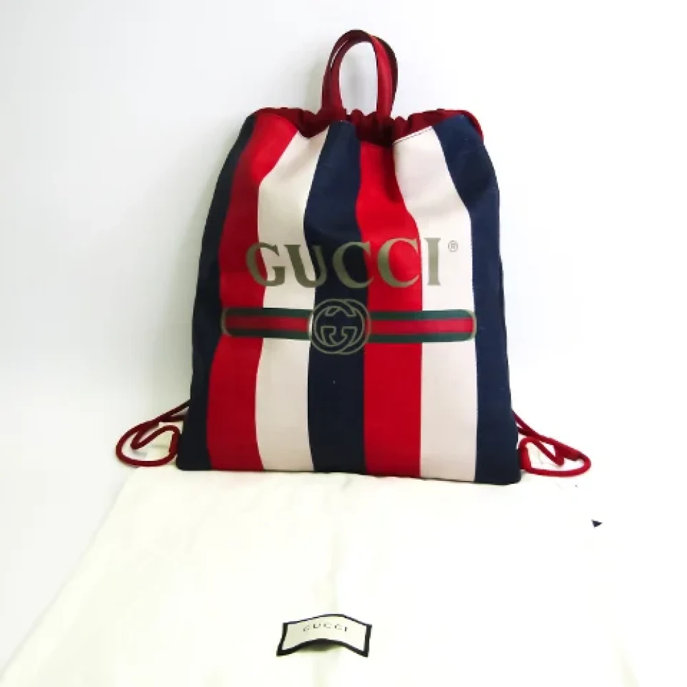 Gucci Vintage Pre-owned Fabric backpacks Multicolor Dames