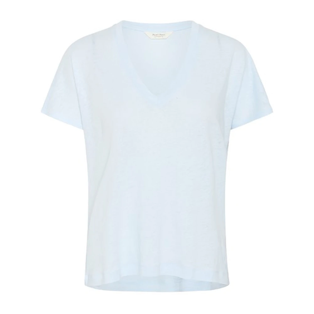 Part Two V-hals T-shirt Ice Water White Dames