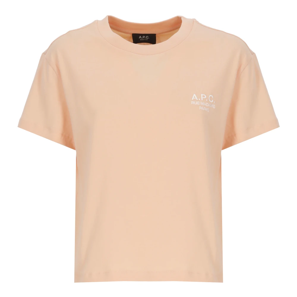 A.p.c. - Tops > T-Shirts - Pink - A.p.c. - Modalova