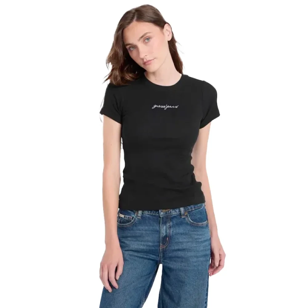 Guess - Tops > T-Shirts - Black - Guess - Modalova
