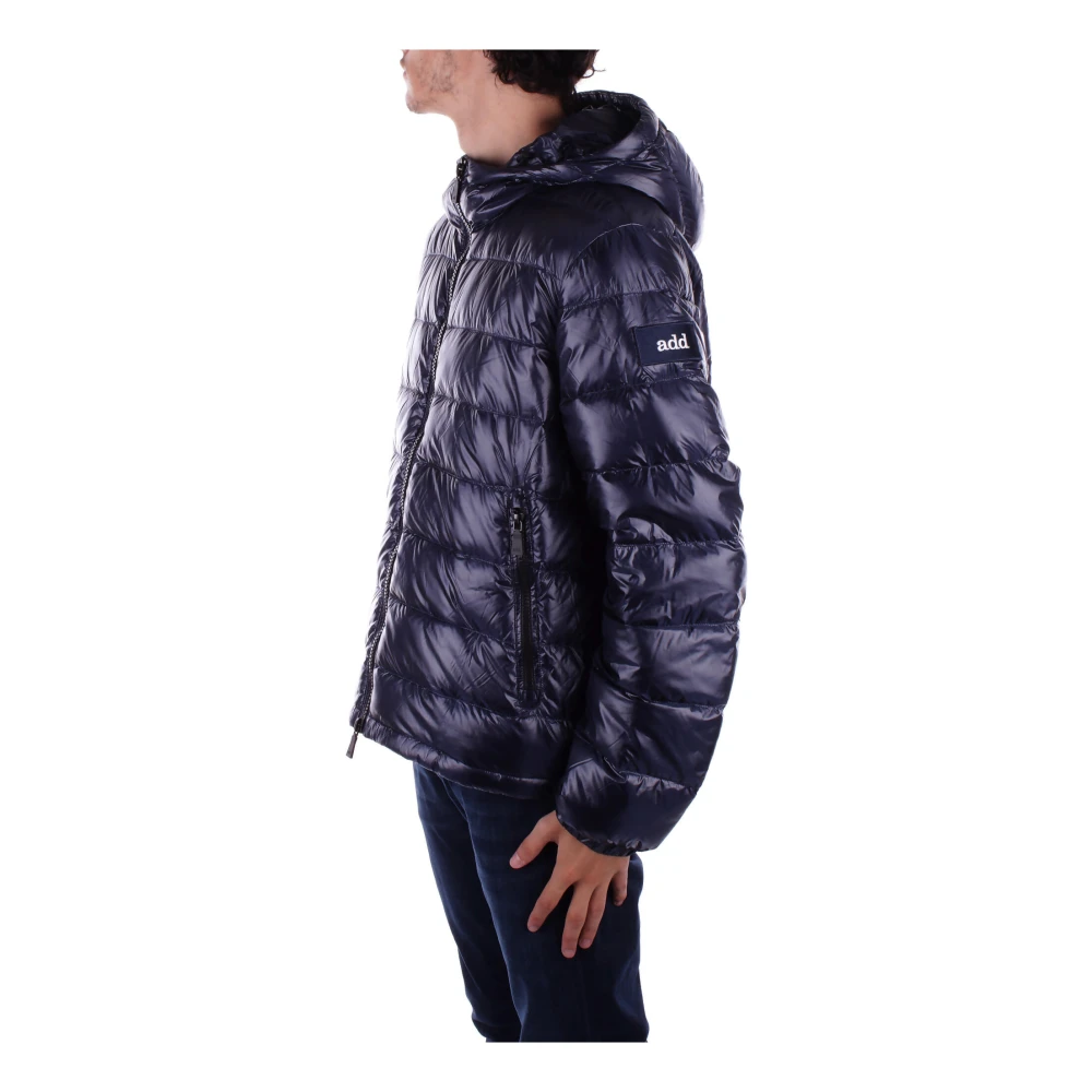 add Blauwe hoodie met ritssluiting zakken Blue Heren